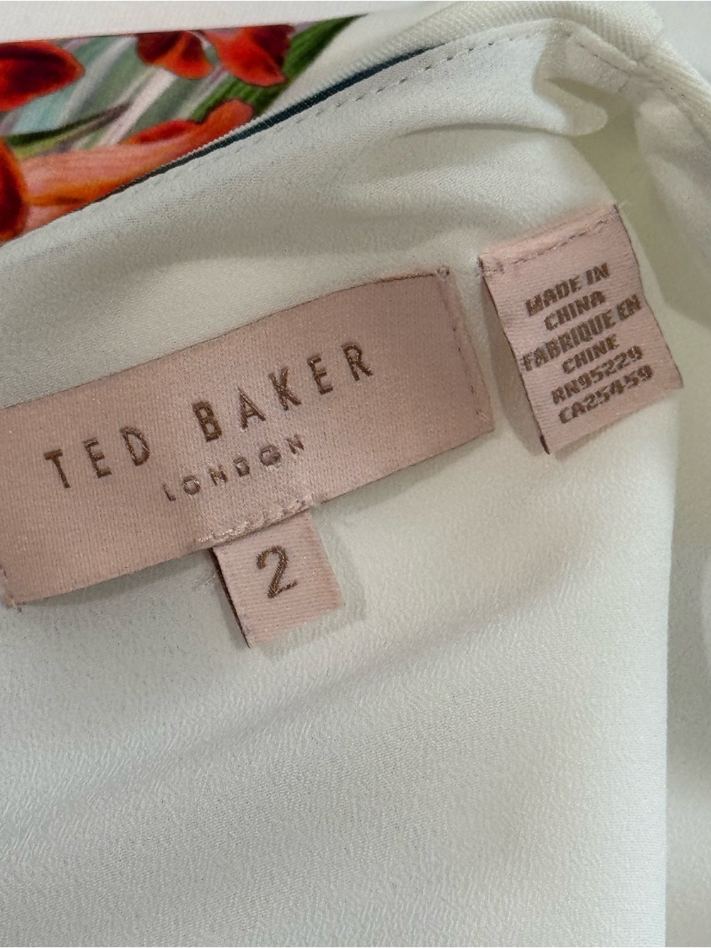 Ted Baker Sharley Jamboree Floral Midi Dress Size 2 - Picture 4 of 12